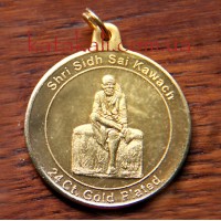 Кулон медальйон-талісман з індійським гуру Sidh Sai