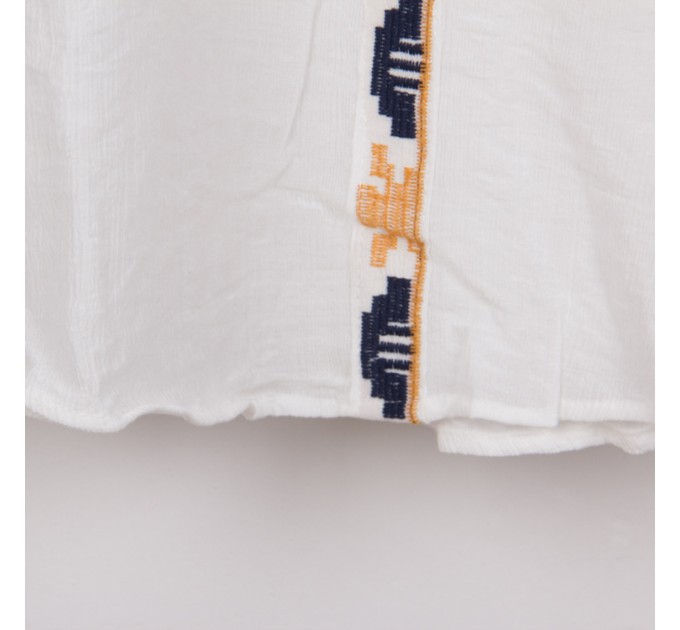 Блузка біла этно вишивка