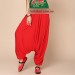 Жіночі штани афгані червоні натуральні