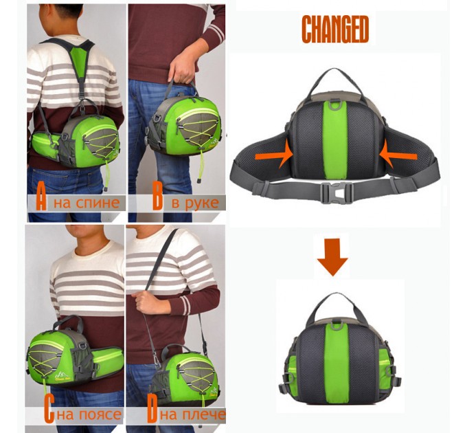 Рюкзак-сумка трансформер похідний