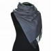  Жіночий шарф кашемір сірий