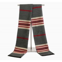 Вовняний шарф смугастий Вовняний шарф смугастий