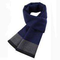 Шарф вовняний синій Шарф вовняний синій