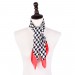 Жіночий шарф квадратний класичний 70*70 см із штучного шовку