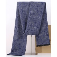 Чоловічий шарф сірий вовняний Чоловічий шарф сірий вовняний