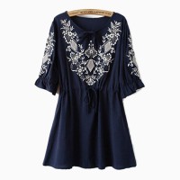 Вышитая туника Виноград