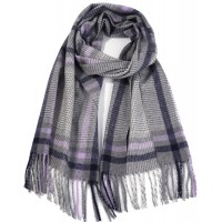 Чоловічий шарф сірий картатий Чоловічий шарф сірий картатий