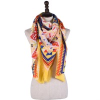 Жіноча хустка богемна жовта