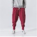 Чоловічі штани алладіни червоні стильні з кишенями L, XL, 2ХL, 3ХL
